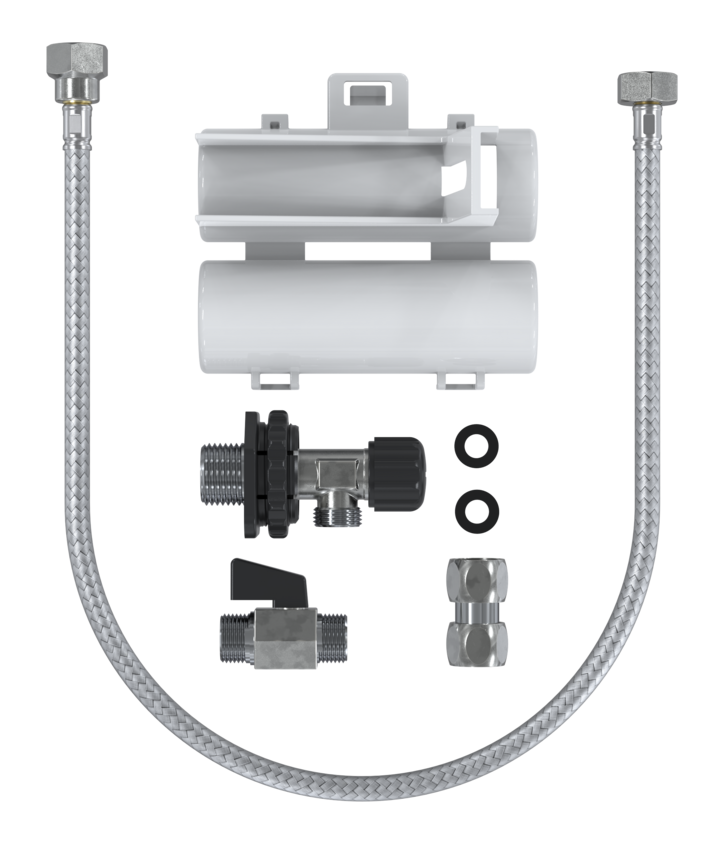 TOTO connection set TCA564 for WASHLET® RW on WC RP, back-to-wall