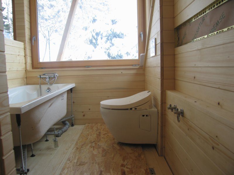 Coway BA13-BE bidet seat combined with a Closette by Letrone toilet pan