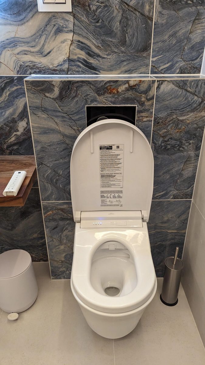 TOTO WASHLET RG Lite installed in a customer bathroom